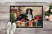 Bernese Mountain Dog Cozy Christmas Doormat Front Door Mat Indoor Outdoor Rugs For Entryway, Non Slip Washable Low Pile, 24H X 36W_maomaolike.com