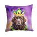 Newfoundland King Of Mardi Gras Throw Pillow Machine Washable, Indoor Outdoor Decorative Pillow For Couch, Bed Or Patio, 14Hx14W_maomaolike.com