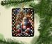 English Bull Terrier And Santa Claus Porcelain Ornament Christmas Tree Hanging Decorations For Home Christmas Holiday, Rectangle, Gift, Multicolor_maomaolike.com