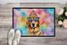 Golden Retriever Hippie Dawg Doormat Front Door Mat Indoor Outdoor Rugs For Entryway, Non Slip Washable Low Pile, 24H X 36W_maomaolike.com