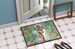 Hippie Animal Giraffe Doormat Front Door Mat Indoor Outdoor Rugs For Entryway, Non Slip Washable Low Pile, 24H X 36W_maomaolike.com
