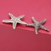 Simulated Starfish Home Decor Chinese Style Alloy Animal Toy Model Solid Brass Underwater Creature Star Tea Pet_maomaolike.com