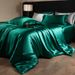 Factory Wholesale Upgraded Good Fabric Washed Ice Silk Single Solid Color Quilt Cover Export Cross-Border E-commerce_maomaolike.com
