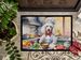 White Poodle The Chef Doormat Front Door Mat Indoor Outdoor Rugs For Entryway, Non Slip Washable Low Pile, 24H X 36W_maomaolike.com