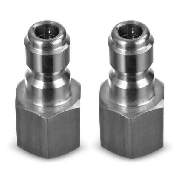 Stainless Steel Pressure Washer Quick Connect Plugs Set Of 2 | Female_maomaolike.com