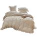 Ice Silk Quilt Cover French Princess Style Summer Cool Four-piece Set With Lace Trim, Duvet Cover, Sheet, Silky Smooth_maomaolike.com