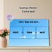 Sequence Planning Painting Poster, Fresh Blue Sky Step Guide Poster, Clear Process Layout To Organize Tasks, Ideal For Office And Study Areas_maomaolike.com
