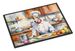 Whippet The Chef Doormat Front Door Mat Indoor Outdoor Rugs For Entryway, Non Slip Washable Low Pile, 24H X 36W_maomaolike.com