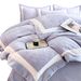 Class A High Weight Full Matte Carved Double Corner Milk Velvet Four-Piece Set_maomaolike.com