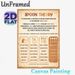 Spoon Theory Painting Poster, Vintage-style Educational Infographic Poster, Informative Guide Explaining Chronic Illness Energy Management, Suitable_maomaolike.com
