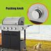 Propane Grill 4 Burner Barbecue Grill Stainless Steel Gas Grill With Side Burner And Thermometer For Outdoor BBQ, Camping_maomaolike.com