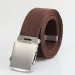 Men's Outdoor Canvas Belt - Breathable Camouflage Sports Waistband With Alloy Buckle, Unisex Youth Wear-Resistant Strap_maomaolike.com