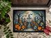 Calaveras Sugar Skulls Spooky Halloween Doormat Front Door Mat Indoor Outdoor Rugs For Entryway, Non Slip Washable Low Pile, 24H X 36W_maomaolike.com