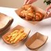 Kraft Open Boat Commercial Fried No Folding Chicken Rice, Flower Chips, Snack Box, Paper Tray, Barbecue Tray_maomaolike.com