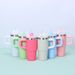Mini 14oz Stainless Steel Tumbler Insulation Coffee Cup Water Bottle With Straw In-Car Vacuum Flasks Mug For Holiday_maomaolike.com