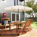 9 Feet Patio Umbrella With Crank Handle And Push Button Tilt_maomaolike.com