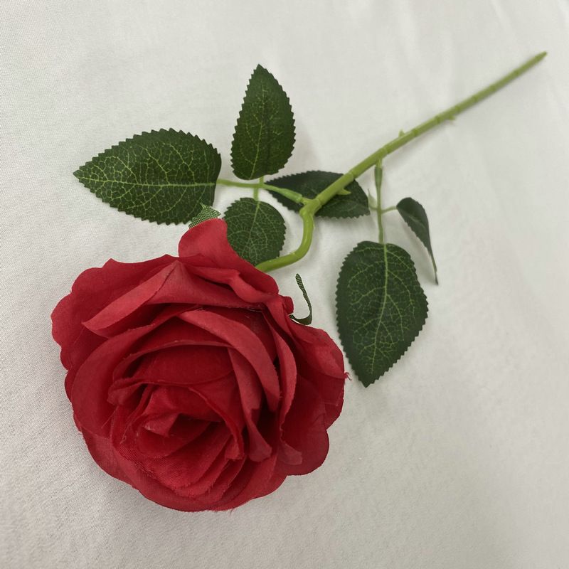Series Artificial Peony Rose Hotel Path Decoration Plastic Fake Flowers Red Theme Wedding_maomaolike.com