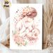 Mother And Baby Embrace Painting Poster, Delicate Watercolor Floral Accent Poster, Warm Tender Artwork Ideal For Bedroom, Home Wall Decor_maomaolike.com