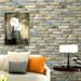 Colorful Self-Adhesive 3D Brick Pattern Restaurant Wallpaper Waterproof Decorative Removable Wall Stickers_maomaolike.com