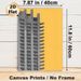 Brutalist Architecture Painting Poster, Minimalist Gray High-rise Against Warm Yellow Backdrop Poster, Sleek Geometric Design For Office & Living Room_maomaolike.com