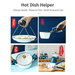 Steamed Fish Rack Hot Three-piece Set Anti-scald Clip Dish Plate Gripper_maomaolike.com