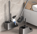 Household Long Handle Wall-Mounted Set Bathroom No Dead Angle Soft Bristle Toilet Cleaning Brush_maomaolike.com