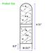 4 Pack Metal Garden Trellis 71" X 19.7" Rustproof Trellis For Climbing Plants Outdoor Flower Support Bird Deco Black_maomaolike.com
