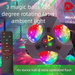 KTV Atmosphere Strobe 360 Degree Colorful Rotating DJ Disco Stage Lighting Sound Control Laser Light_maomaolike.com