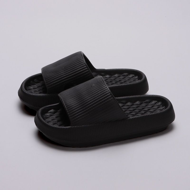 Thick Bottom Cloud Slippers Women Soft Sole Eva Indoor Slides Couple Bathroom Shoes Summer Non-Slip Platform Sandals_maomaolike.com