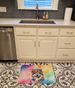 Keeshond Hippie Dawg Memory Foam Kitchen Mat Machine Washable Anti-Fatigue Mat Cushion Comfort Bath Mat Or Kitchen Rug_maomaolike.com
