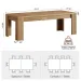 Generous Dinner Table,Kitchen Table,Home Office Desk Only Table_maomaolike.com