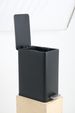 SSTC102-15L-B, Stainless Steel Kitchen Trash Can, 15L, Black_maomaolike.com
