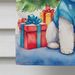 Bichon Frise Christmas Reindeer House Flag Large Porch Sleeve Pole Decorative Outside Yard Banner Artwork Wall Hanging, Polyester, House Size, Multicolor_maomaolike.com