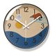 Yipula 7171 New Living Room Abstract Art Silent Morandi Home Bedroom Wall Clock_maomaolike.com