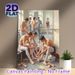 Male Ballet Dancers Painting Poster, Warm-toned Impressionist-style Studio Scene Poster, Artistic Portrayal Of Dancers Preparing, Suitable For Dance_maomaolike.com