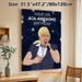 Birthday Themed Painting Poster, Vibrant Cartoon Singing Figure With Birthday Slogan Poster, Cheerful Festive Decor, Ideal For Birthday Parties And_maomaolike.com