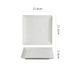 Rock Pattern Ceramic Square Western Steak Cake Dessert Pastry Exquisite Dish Plate Commercial Use_maomaolike.com