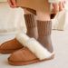 Unisex Wool Socks Women's Mid-tube Socks With Thick Loops And Fluffy Snow Socks Warm Cashmere Socks_maomaolike.com