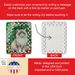 Ragdoll Cat By The Christmas Tree Porcelain Ornament Christmas Tree Hanging Decorations For Home Christmas Holiday, Rectangle, Gift, Multicolor_maomaolike.com