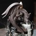 Pterodactyl Sandalwood Backflow Incense Burner — Creative Black Pterodactyl Waterfall Backflow Incense Burner Ornament_maomaolike.com