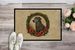 Scottish Deerhound Christmas Flowers Doormat Front Door Mat Indoor Outdoor Rugs For Entryway, Non Slip Washable Low Pile, 24H X 36W_maomaolike.com