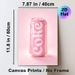 Pink Diet Coke Can Painting Poster, Soft-toned Glossy Beverage Can Graphic Poster, Eye-catching Drink-themed Decor For Living Room, Kitchen Or Dorm_maomaolike.com