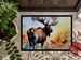 Moose Doormat Front Door Mat Indoor Outdoor Rugs For Entryway, Non Slip Washable Low Pile, 24H X 36W_maomaolike.com