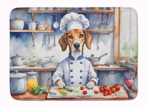 American Foxhound The Chef Memory Foam Kitchen Mat Machine Washable Anti-Fatigue Mat Cushion Comfort Bath Mat Or Kitchen Rug_maomaolike.com