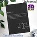 Justice Themed Painting Poster, Minimalist Black & White Typographic Poster With Scale Graphic, Conveys Fairness And Integrity Values, Ideal For Law_maomaolike.com