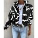 Women's Clothing autumn and winter new motorcycle jacket coat short tops _maomaolike.com