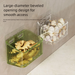 Onion Storage Basket Kitchen Holder No-Drill Wall-Mounted Spice Ginger Garlic Wall Rack_maomaolike.com