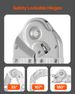 Multi-Purpose Folding Ladder 7-in-1 4 Step 15.5ft Reach Height For Work_maomaolike.com