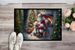 Bichon Frise And Santa Claus Doormat Front Door Mat Indoor Outdoor Rugs For Entryway, Non Slip Washable Low Pile, 24H X 36W_maomaolike.com