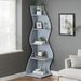 Modern Wall Corner Bookshelf Bookcase_maomaolike.com